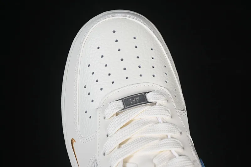 All categories Nk Air Force 1 Air Force series Nk Air Force 1 Low Air Force low-top Nike Air Force 1'07 Low Balenciaga co-branded white blue gold Air Force 1 low-top casual sneakers YF9511-803